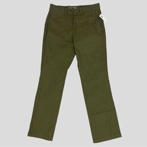 Old Navy Ultimate Straight Chinos Mens 29X30 Army Green Pants NEW with Tags